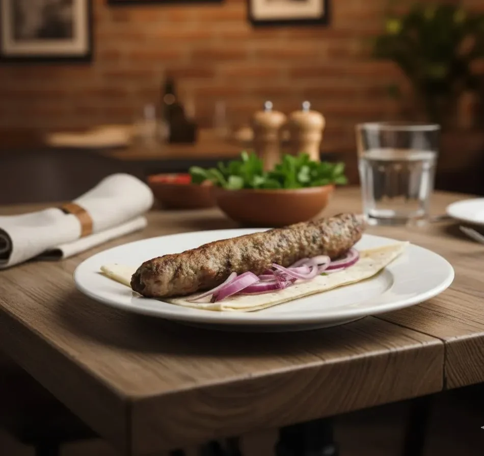 Liulia kebab iš jautienos ir kiaulienos