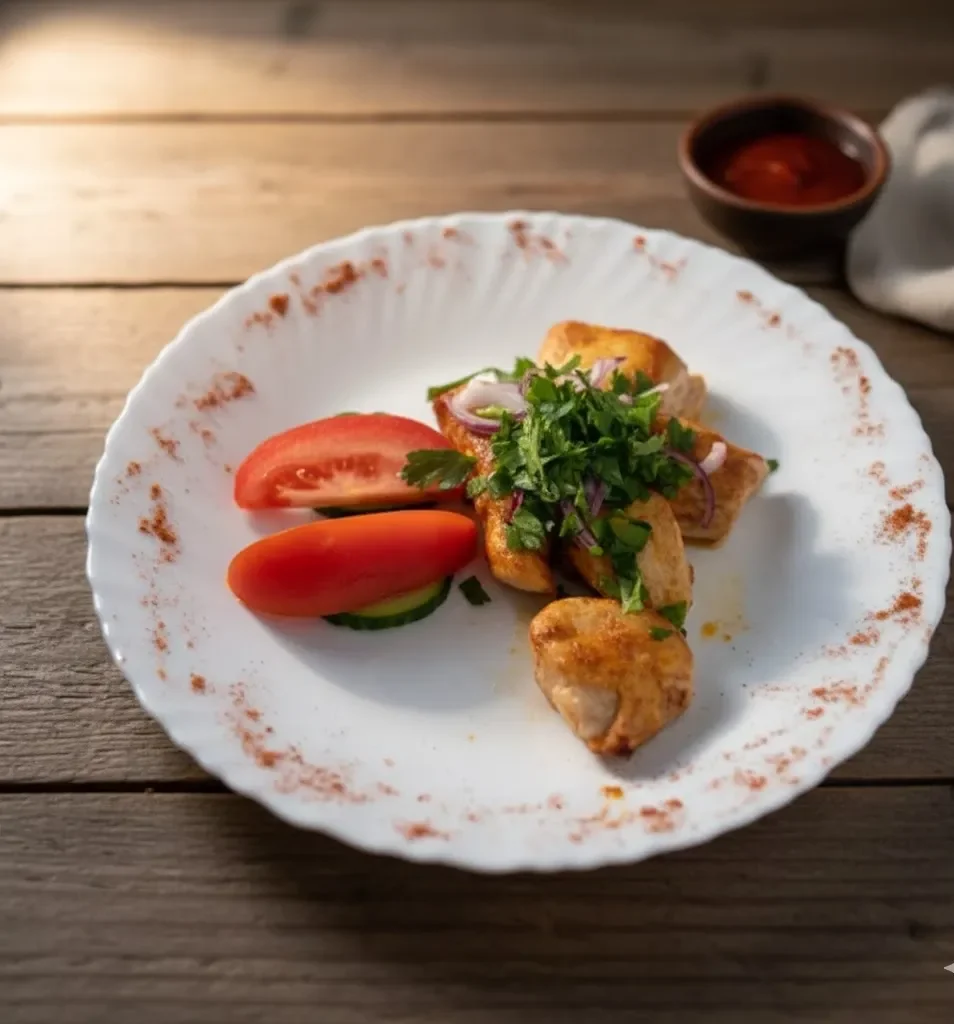 Šašlykas iš vištienos krūtinėlės